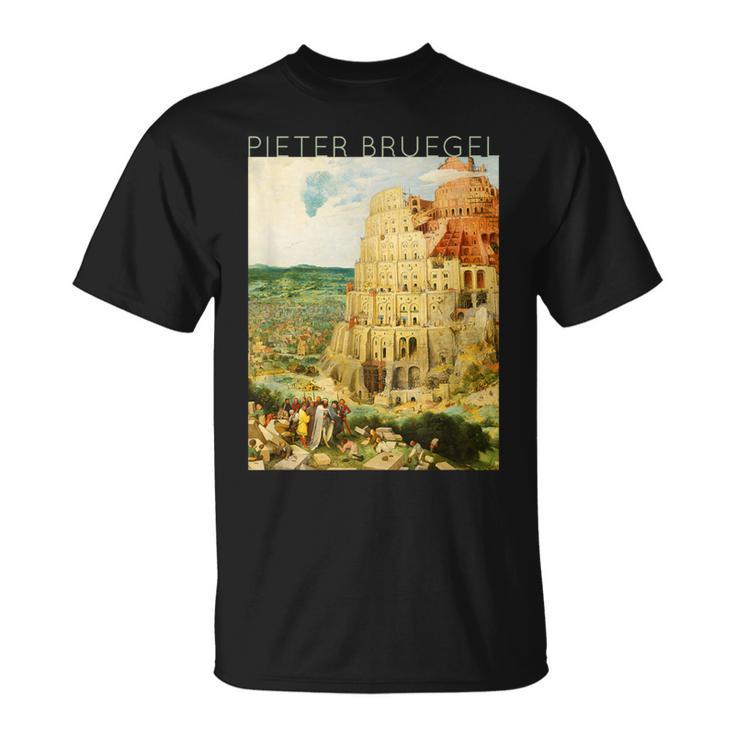 ピーテル・ブリューゲル 長老 バベルの大塔 Tシャツ