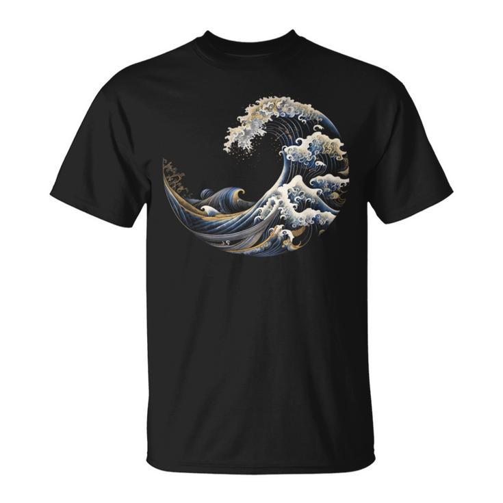 フィボナッチ数列カナガワウェーブ Tシャツ
