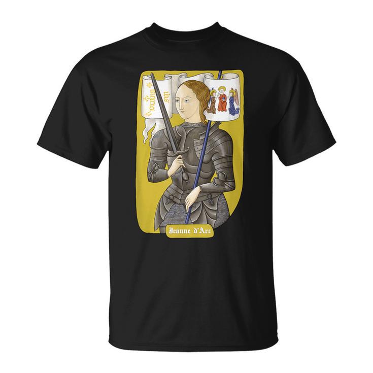 フランスのヒロインの聖ジャンヌ・ダルク Tシャツ