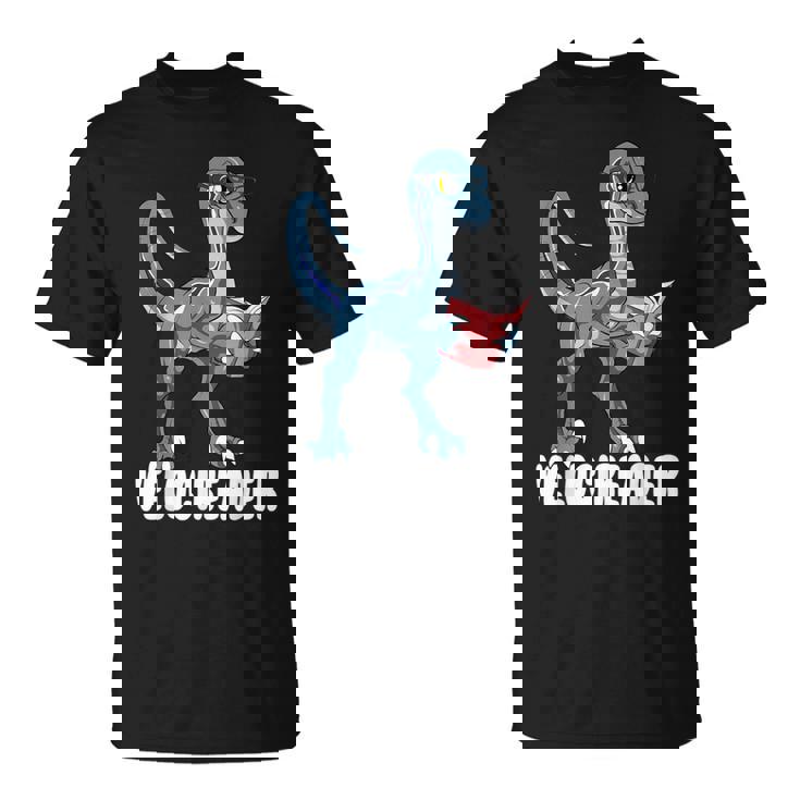 ベロシアダー ベロキラプトル 恐竜 読書 本好き Tシャツ