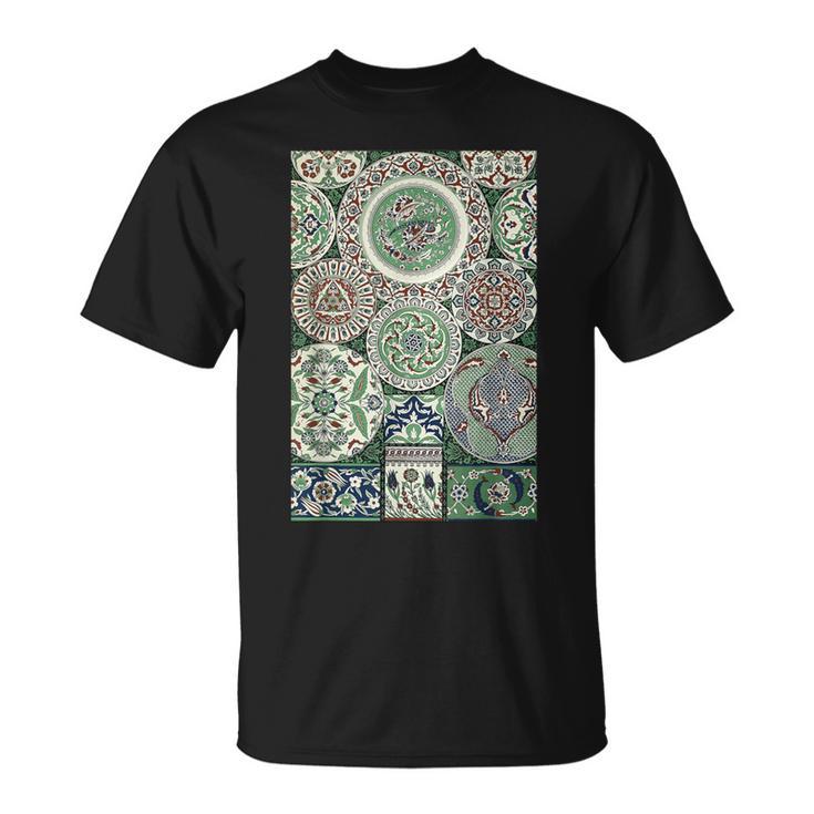 ペルシャ 中東 イラン アラビア語 イスラム教 パターンデザイン Tシャツ
