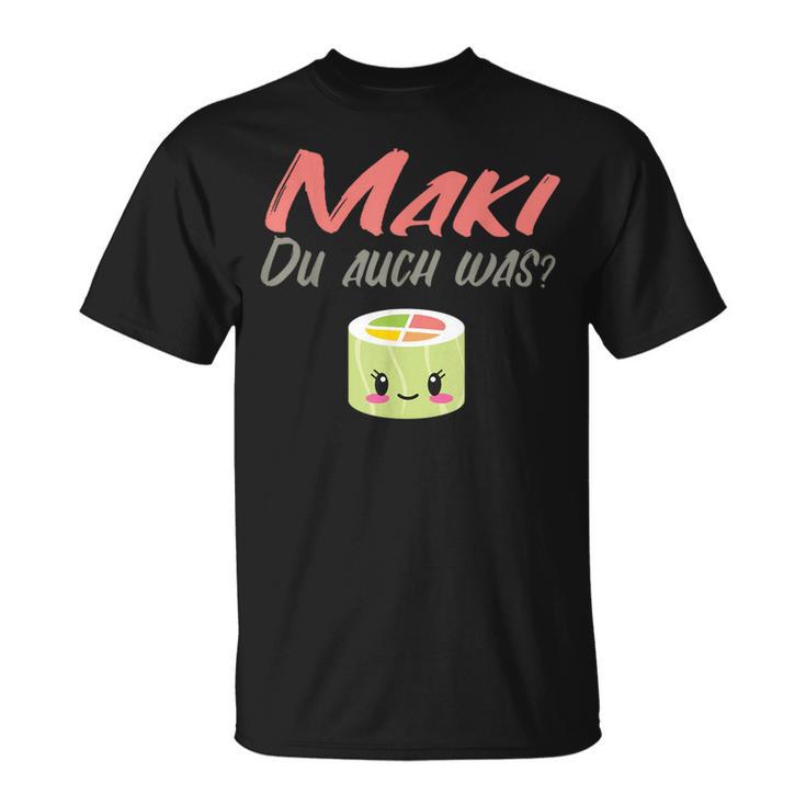 マキ・デュ・オーシュはマキ寿司 巻き寿司 Tシャツ