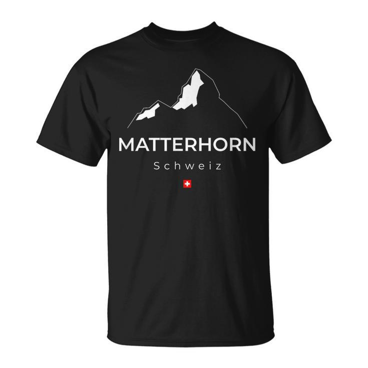 マッターホルン スイス 登山 ハイキング Tシャツ