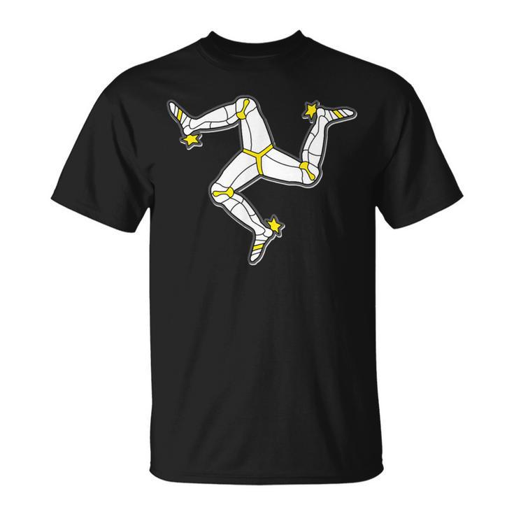 マン島 マンクス旗 伝統的なケルトのお土産 Tシャツ