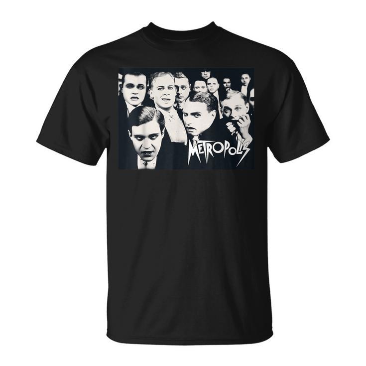 メトロポリス（Metropolis）- 男たちの乱痴気騒ぎ -1927年sf映画 レトロ アート かっこいい Tシャツ
