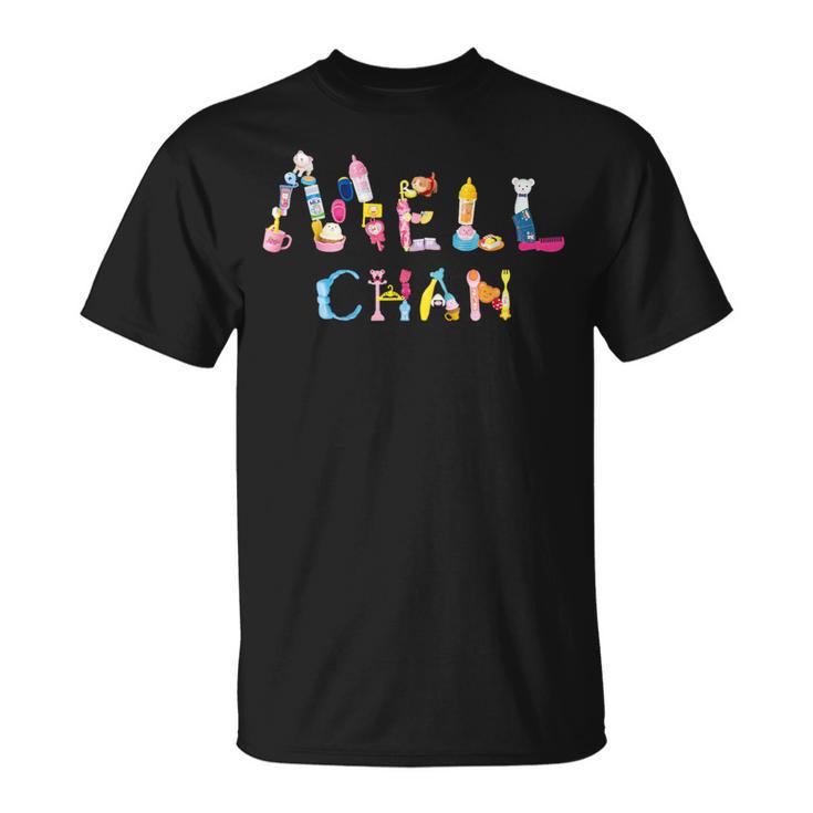 メルちゃん モチーフグラフィック 〜Mellchan ＆ ハート〜 Tシャツ