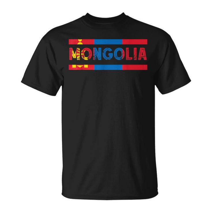 モンゴルのルーツ モンゴル国旗 モンゴルの誇り モンゴル Tシャツ