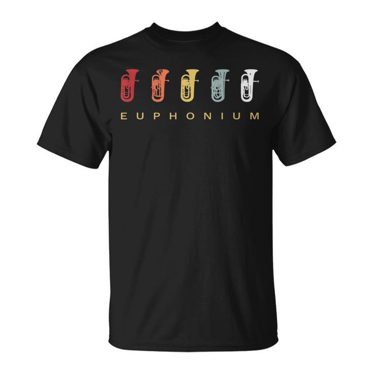 ユーフォニアム Euphonium 金管楽器 レトロ Tシャツ
