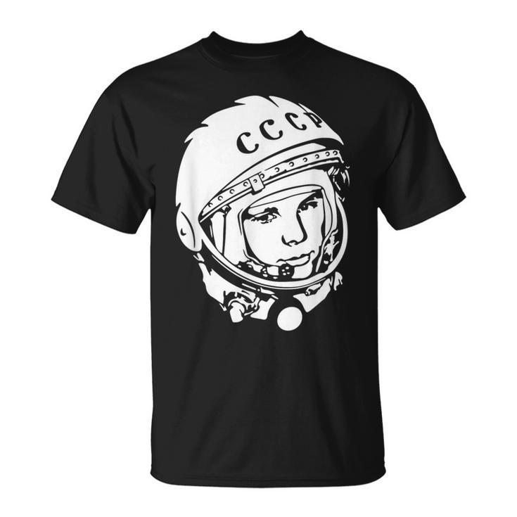 ユーリガガーリン Cccpデザイン Tシャツ