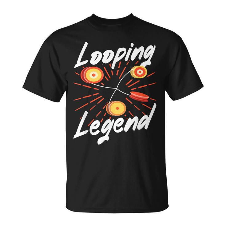 ルーピング レジェンド ヨーヨー ジャグリング ヨーヨーイング ヨーヨー Tシャツ
