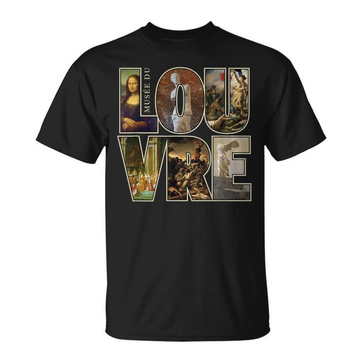 ルーヴル美術館 パリ フランス 芸術作品 Tシャツ