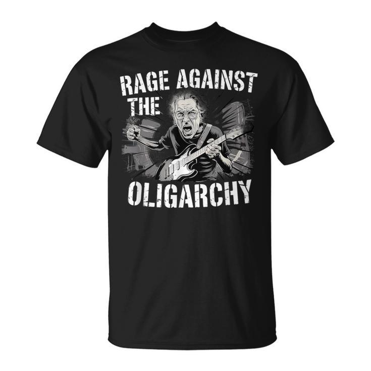 レイジ・アゲインスト・オリガーキー・バーニー・サンダースが抗議レジストと戦う Tシャツ