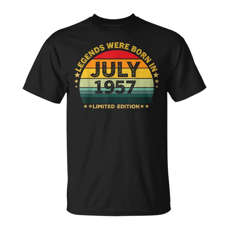 レトロな69歳の誕生日伝説は1957年7月に誕生しました。 Tシャツ