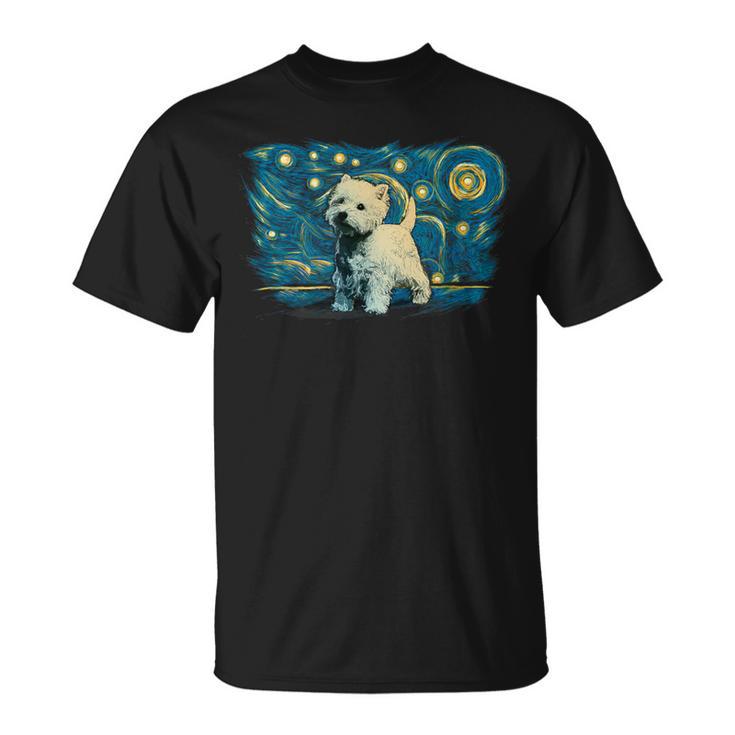 レトロなヴィンテージスタイルのウェスティ。 Tシャツ