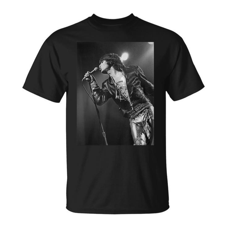 ローリング・ストーンズ ミック・ジャガー ブラック&ブルー アルバム ツアー Tシャツ
