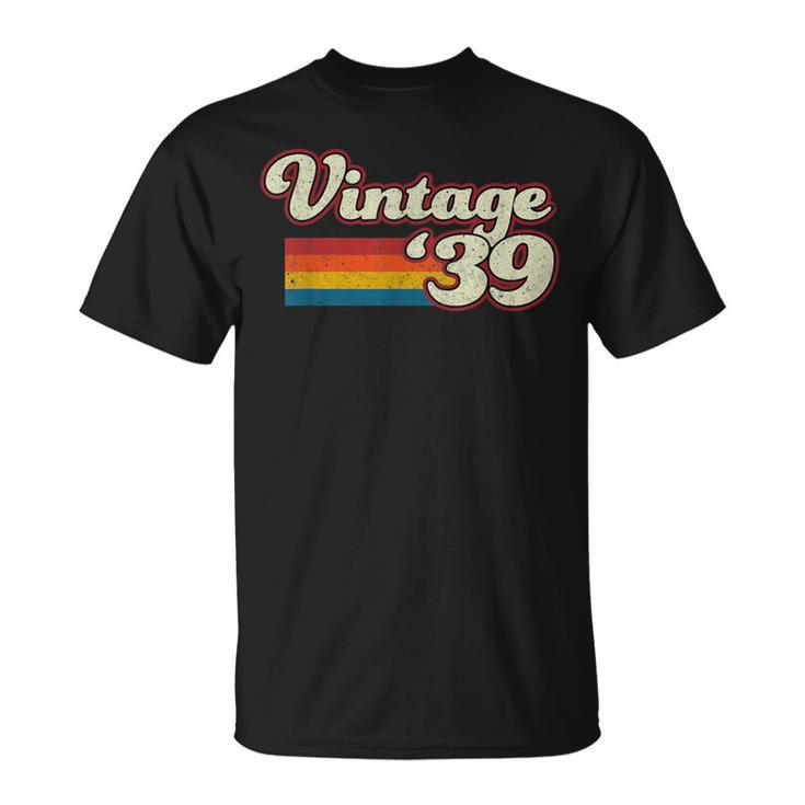 ヴィンテージ 1939年 84歳 誕生日プレゼント 男性 女性 84歳 Tシャツ
