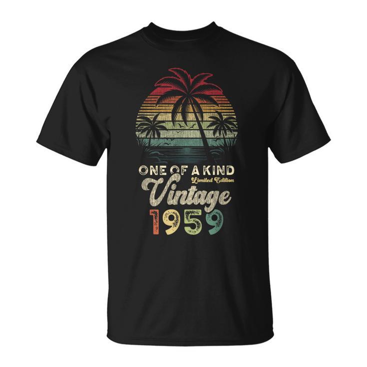 ヴィンテージ 1959年 誕生日 67歳 ヤシの木 レトロ Tシャツ