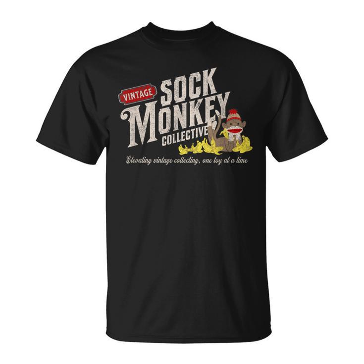 ヴィンテージ ソック モンキー コレクティブ キュート ソック モンキー Tシャツ