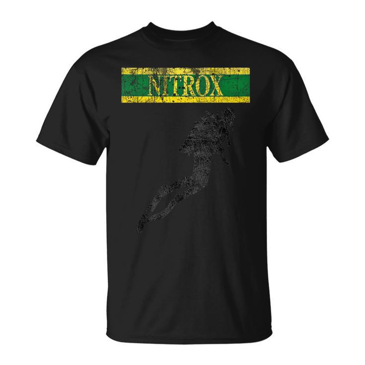 ヴィンテージ ニトロックス 旗 ダイバー スキューバダイビング Tシャツ