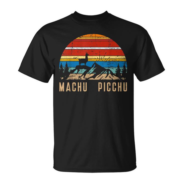 ヴィンテージ マチュピチュ製品 ペルーのお土産プリント Tシャツ