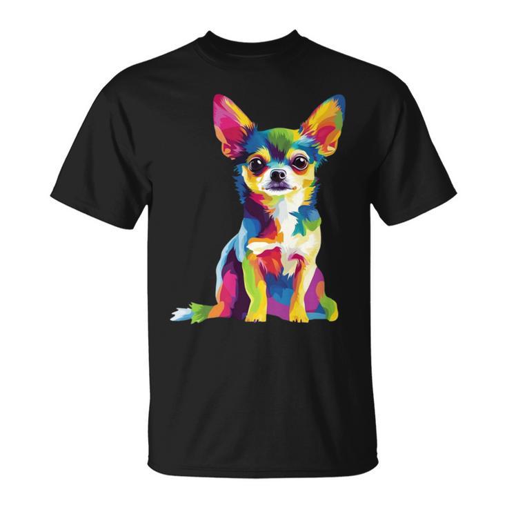 ヴィンテージ レトロ チワワ 犬 かわいい グルービー 犬 長袖tシャツ Tシャツ