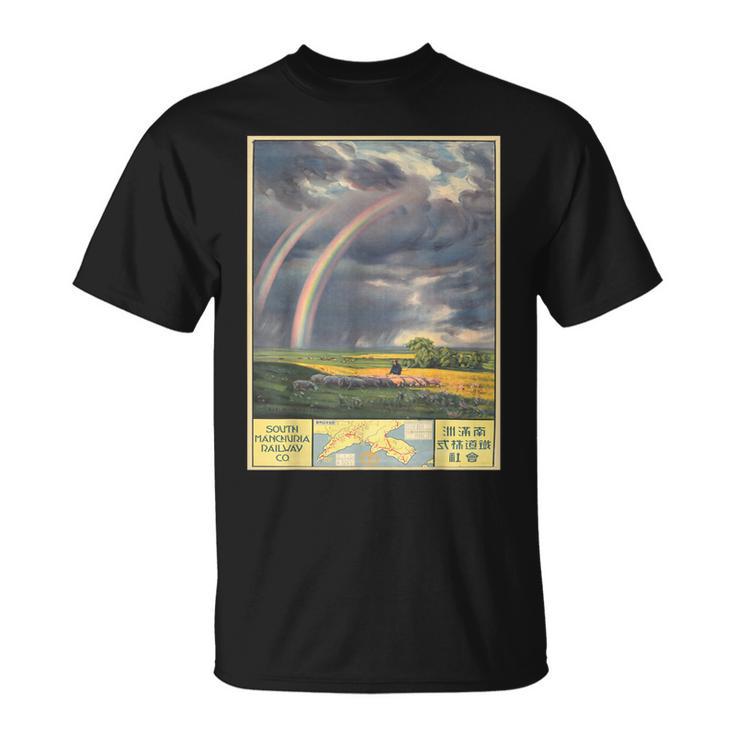 ヴィンテージポスター-南満州鉄道 Tシャツ