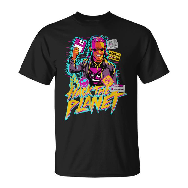ヴェイパーウェーブ・ハック・ザ・プラネット Tシャツ
