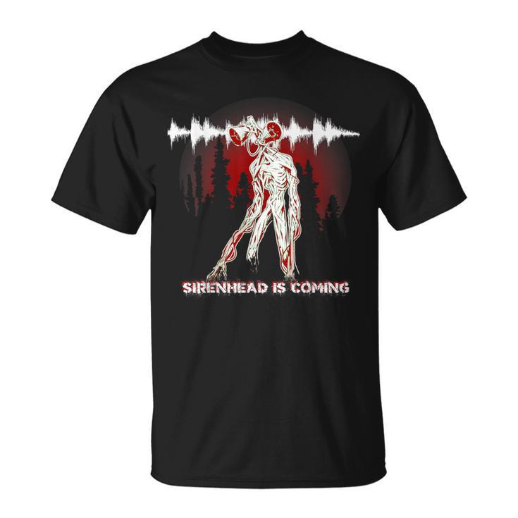 不気味なクリーチャーサイレンヘッド Tシャツ