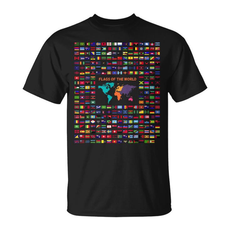 世界の国の国旗 インターナショナル Tシャツ