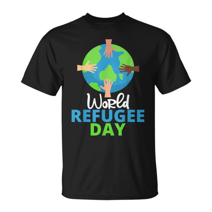 世界難民の日 難民プライド Tシャツ