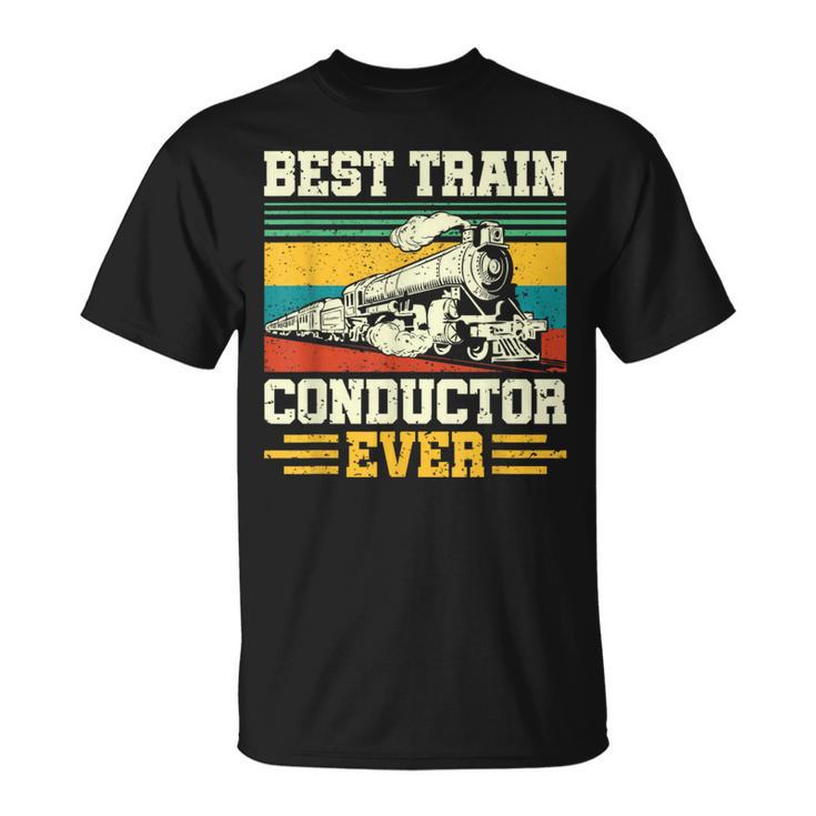 史上最高の電車の車掌 Conductor Railroad Tシャツ