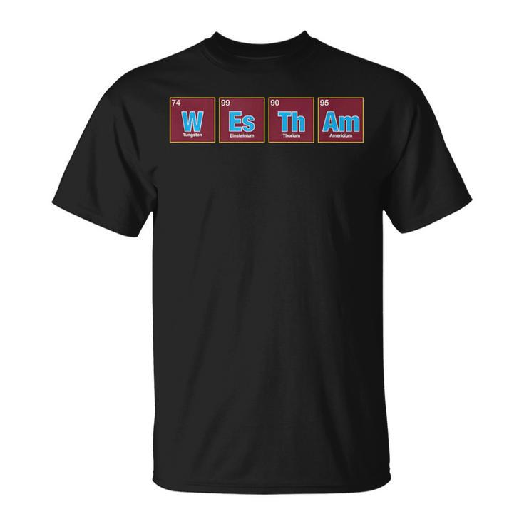 周期表 ファニーウェストハム Tシャツ