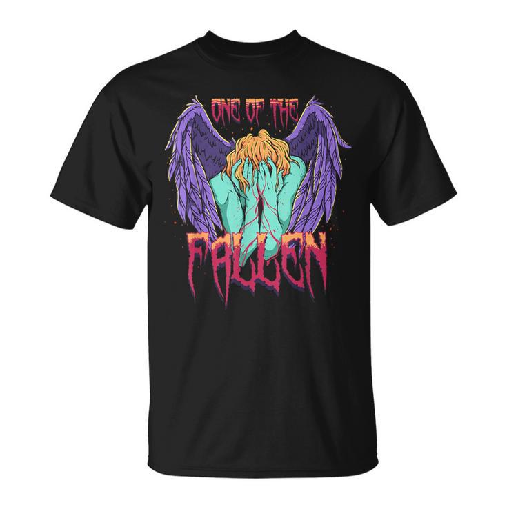堕ちたパステル ゴス 倒れた天使 ルシファー エンジェリック Tシャツ