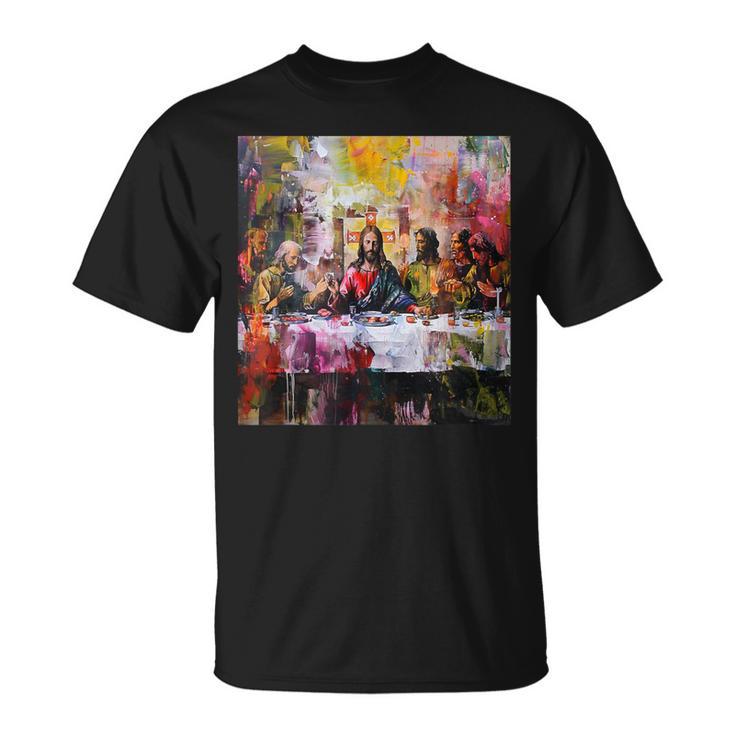 宗教と現代美術、信仰、最後の晩餐 Tシャツ