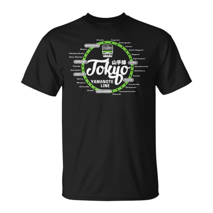 山手線 東京 和漢字 お土産 新宿 渋谷 Tシャツ