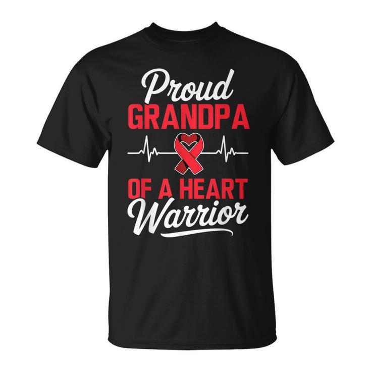 心臓戦士の誇り高きおじいちゃん 心臓病啓発 Tシャツ