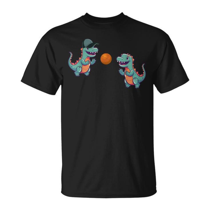 恐竜バスケットボール Tシャツ