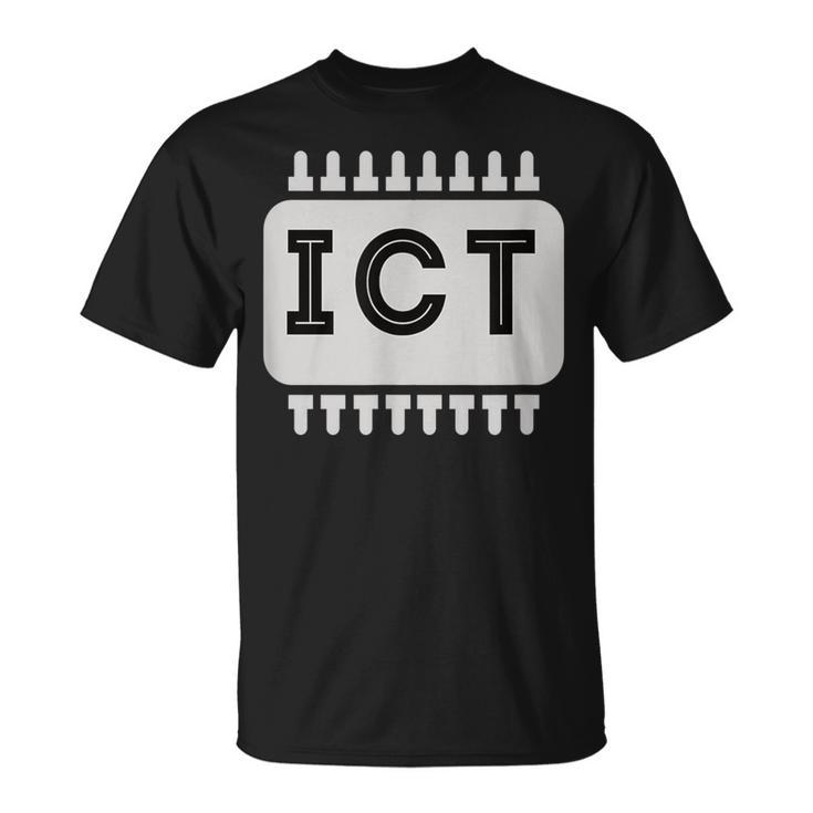 情報技術ict技術者 Tシャツ
