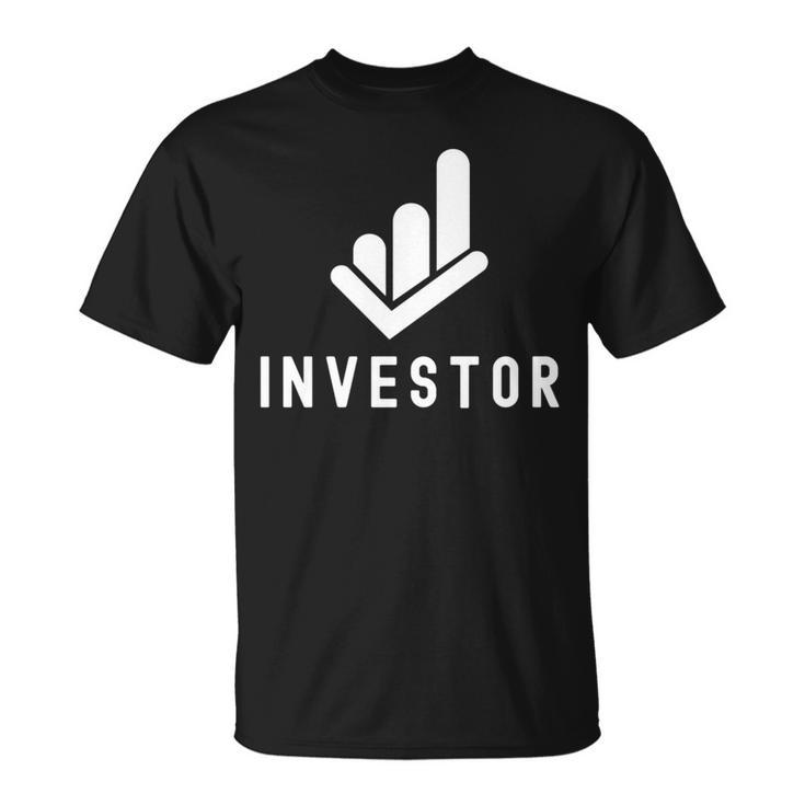 投資家 株式 投資について 投資する 株主 長袖tシャツ Tシャツ