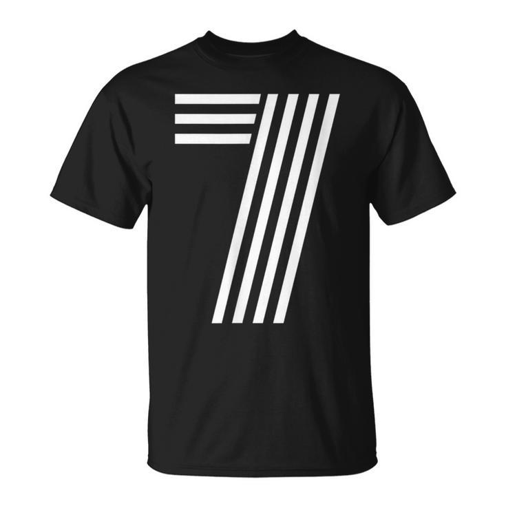 数字 7 ラッキーナンバーセブン Tシャツ