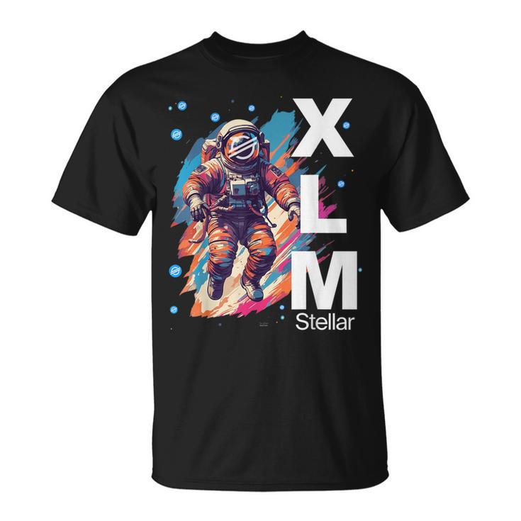 暗号通貨xlm恒星ルーメンハードコアホルダー。 Tシャツ