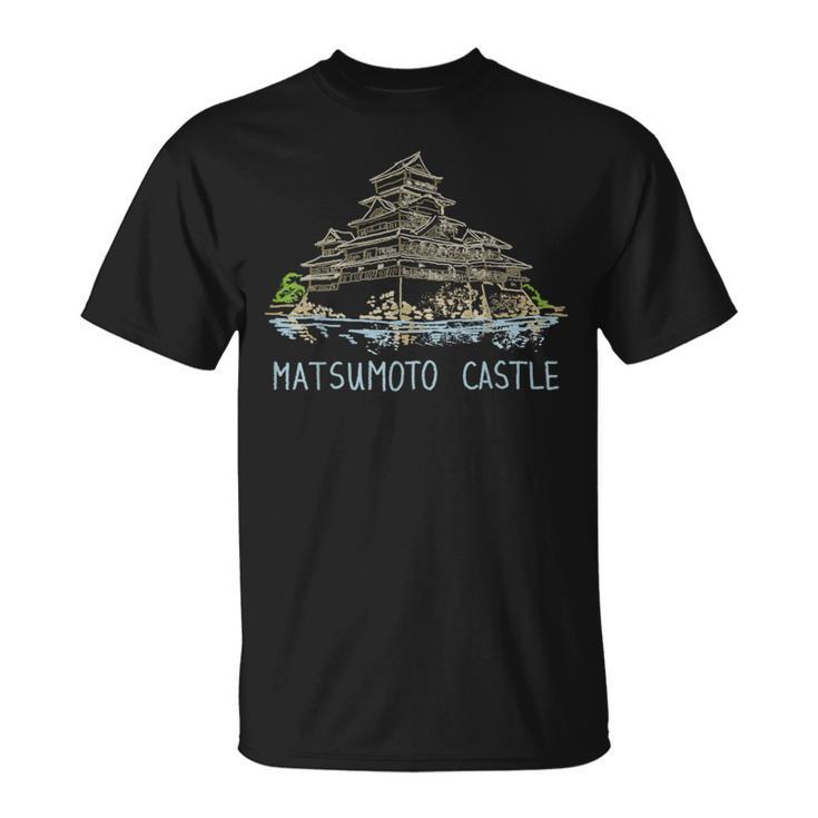 松本城 日本 Tシャツ