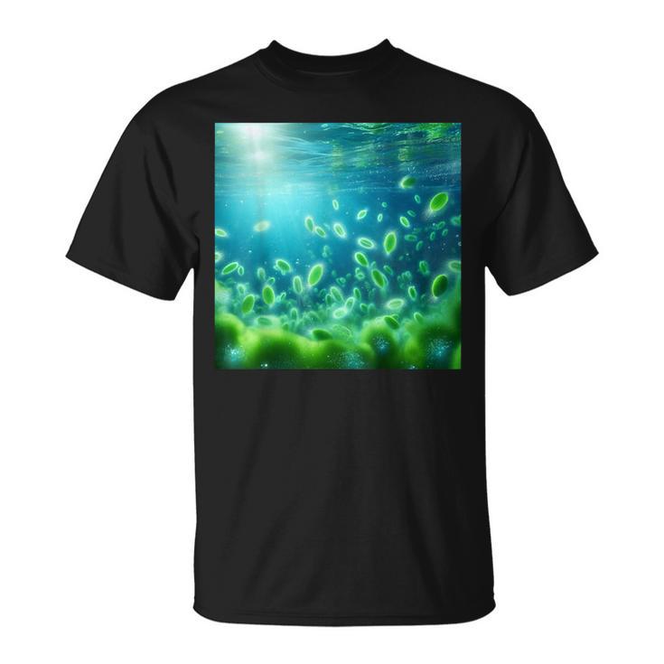 植物プランクトン 動物プランクトン バクテリオプランクトン Tシャツ