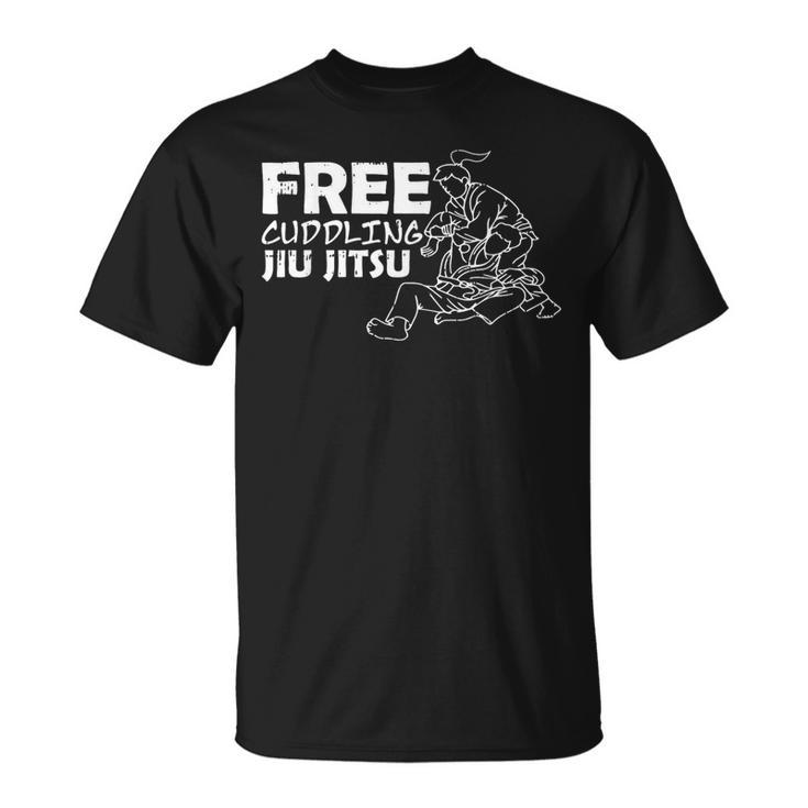 無料の抱きしめる柔術ファニーブラジリアンbjj格闘技総合格闘技 Tシャツ