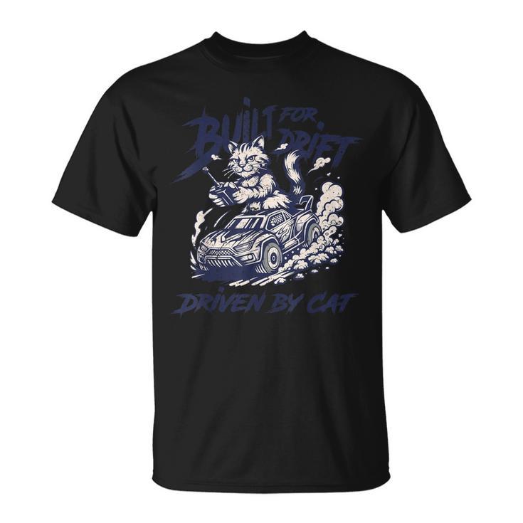 猫 ラジコン 車 漂流 猫 ドリフト ドリフト ドリフト用 Tシャツ