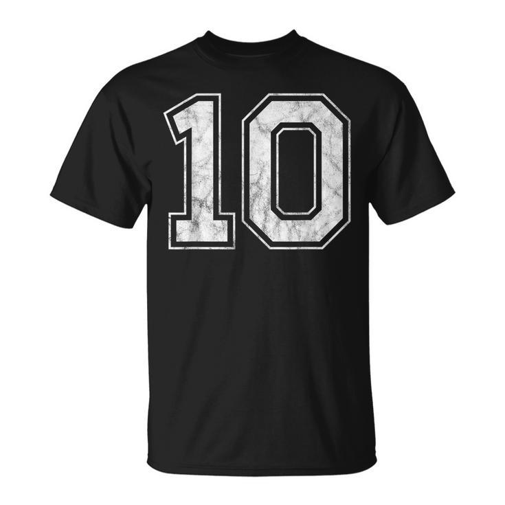 番号10 Tシャツ