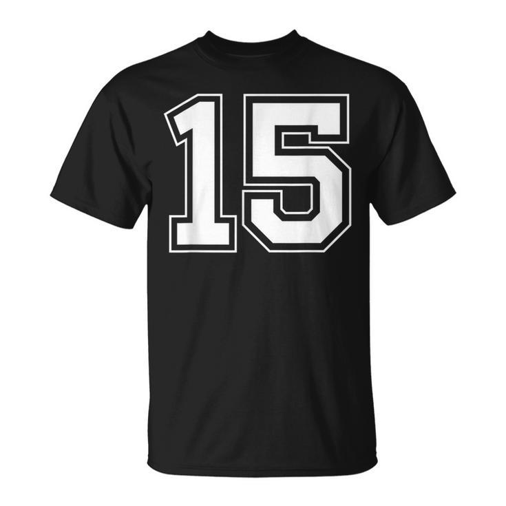 番号15 Tシャツ