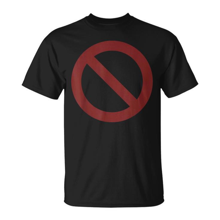 禁止標識 禁止 Tシャツ