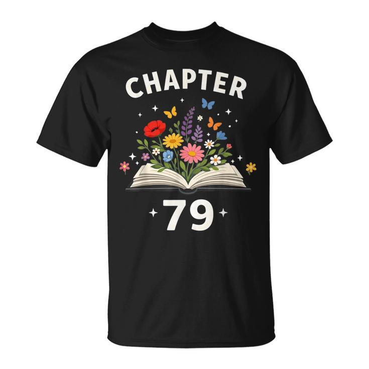 第79章 79歳 誕生日 お祝い 花本 Tシャツ