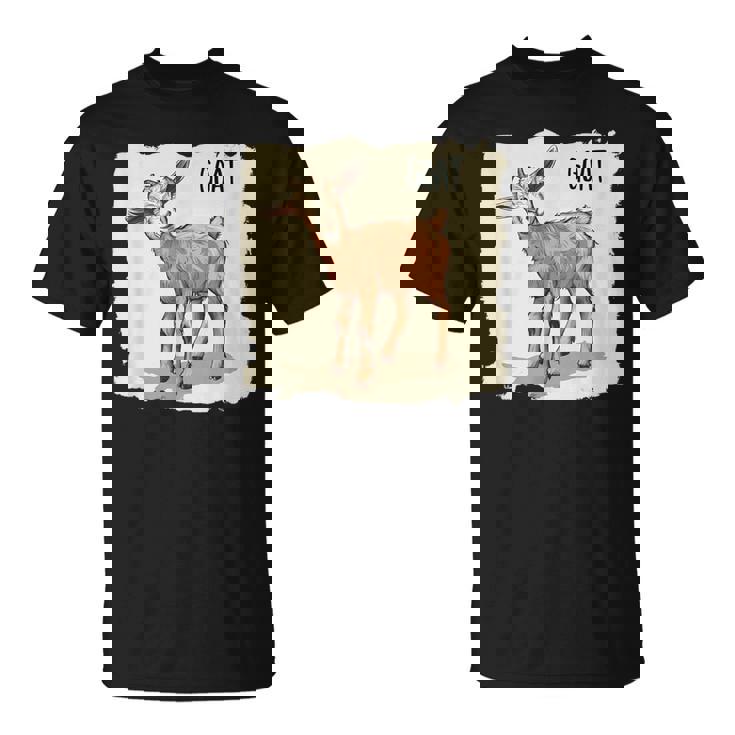 素敵な若いヤギの動物服。 Tシャツ